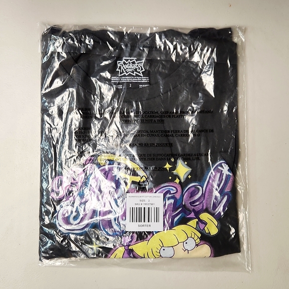 ❤️NWT VINTAGE TORRID TEE - NICKELODEN RUGRATS ANGEL GRAPHIC CROP TOP  PLUS SIZE - Picture 4 of 9